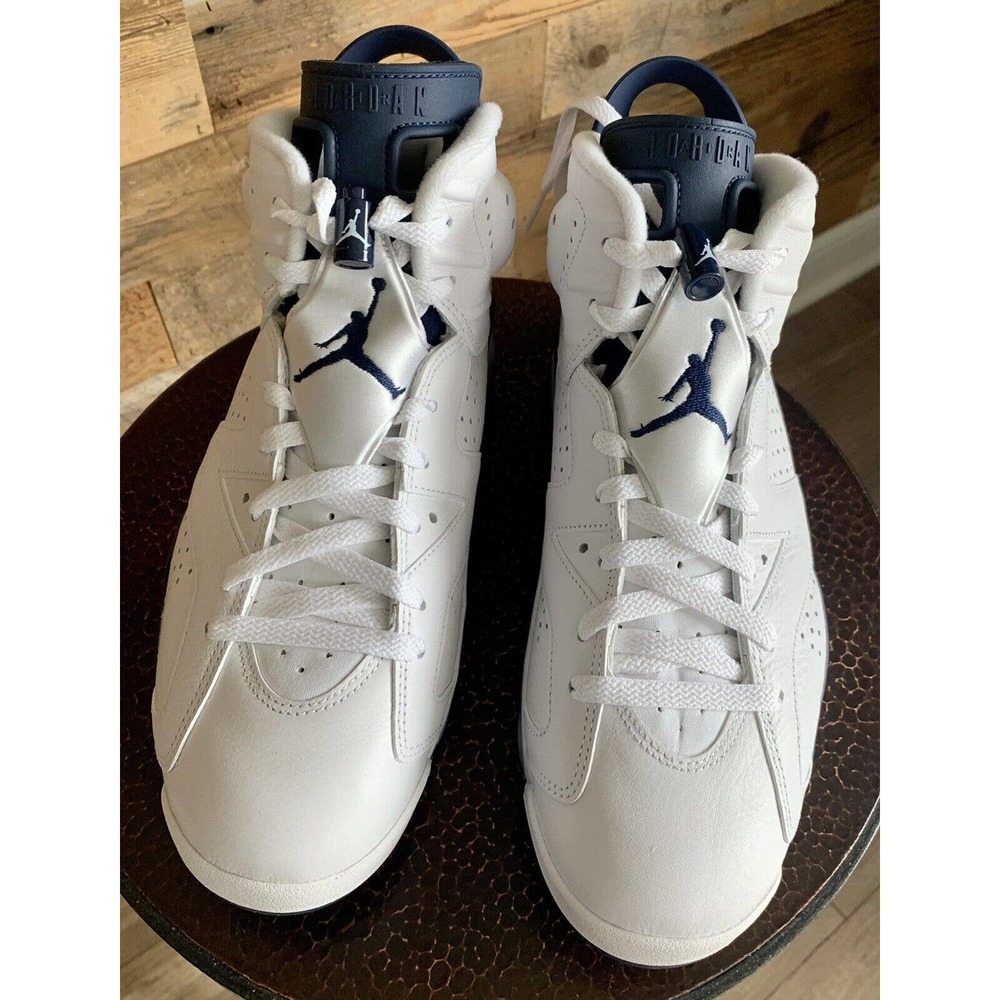 NEW Nike Air Jordan 6 Retro Midnight Navy Size 10 CT8529-141 S0011 - Picture 5 of 6